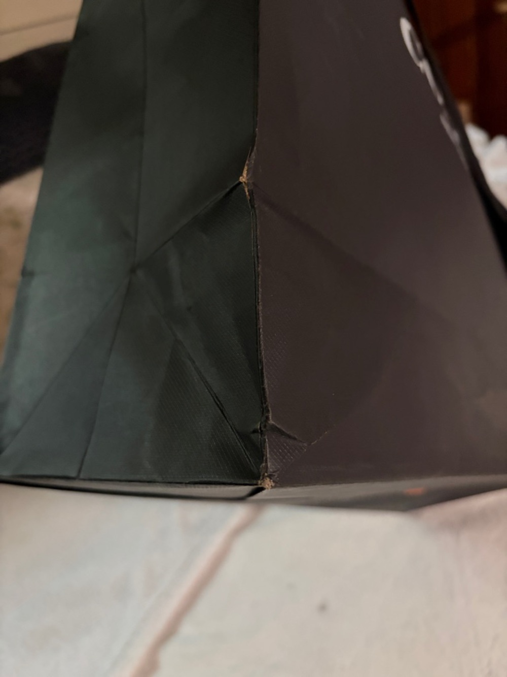 Coach Black Shopper Tote with White Logo & bow - Picture 6 of 10